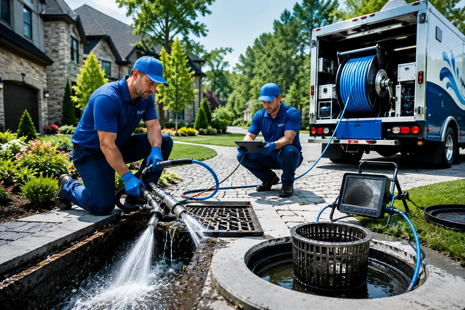 Local outdoor drain cleaning professionals in Riverdale, MI